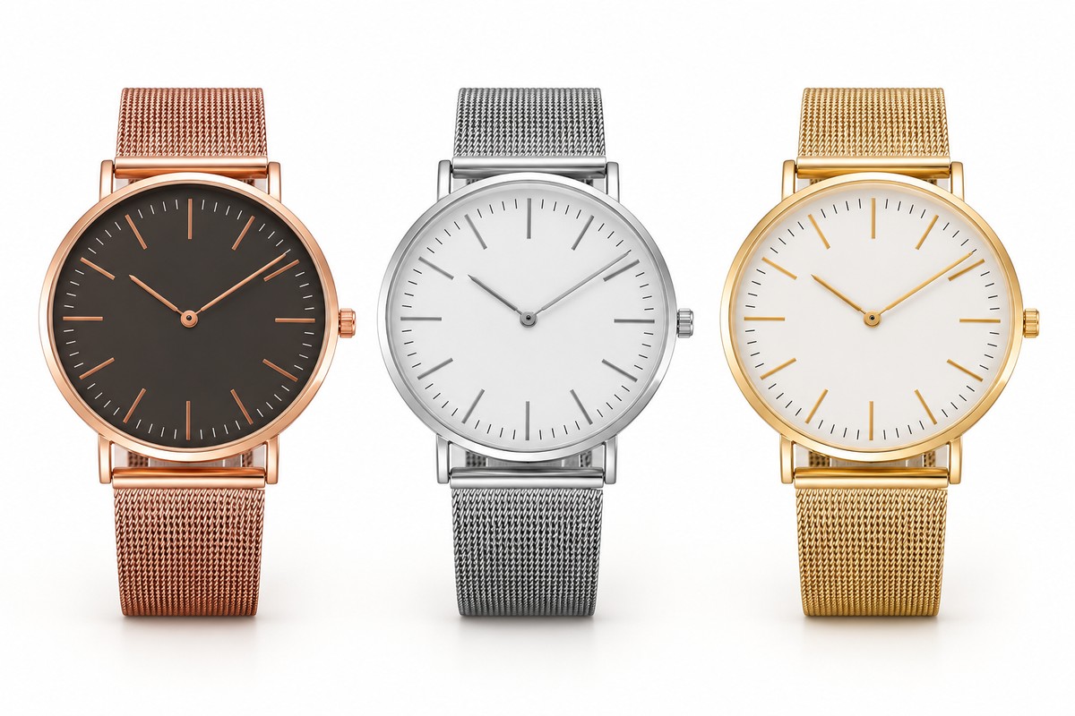 TB-3052 / mesh / Reloj con brazalete de malla