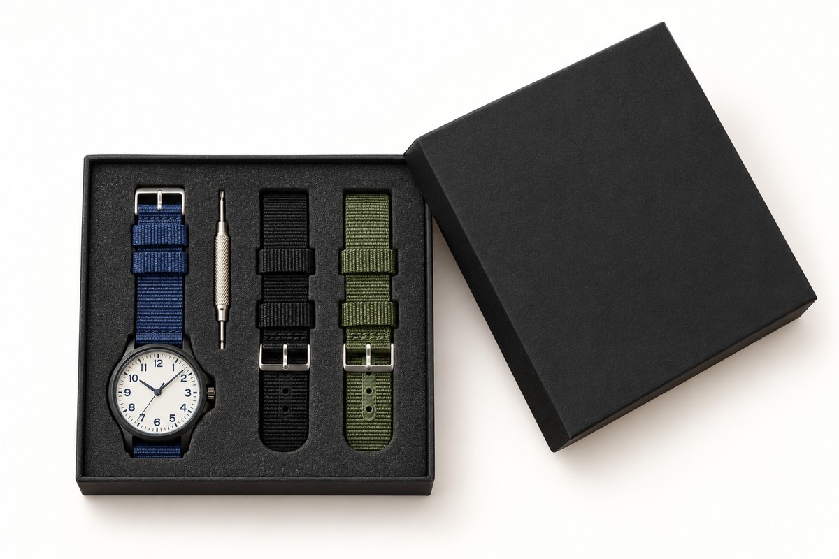 TB-6116 / gift set / Reloj clásico para hombre