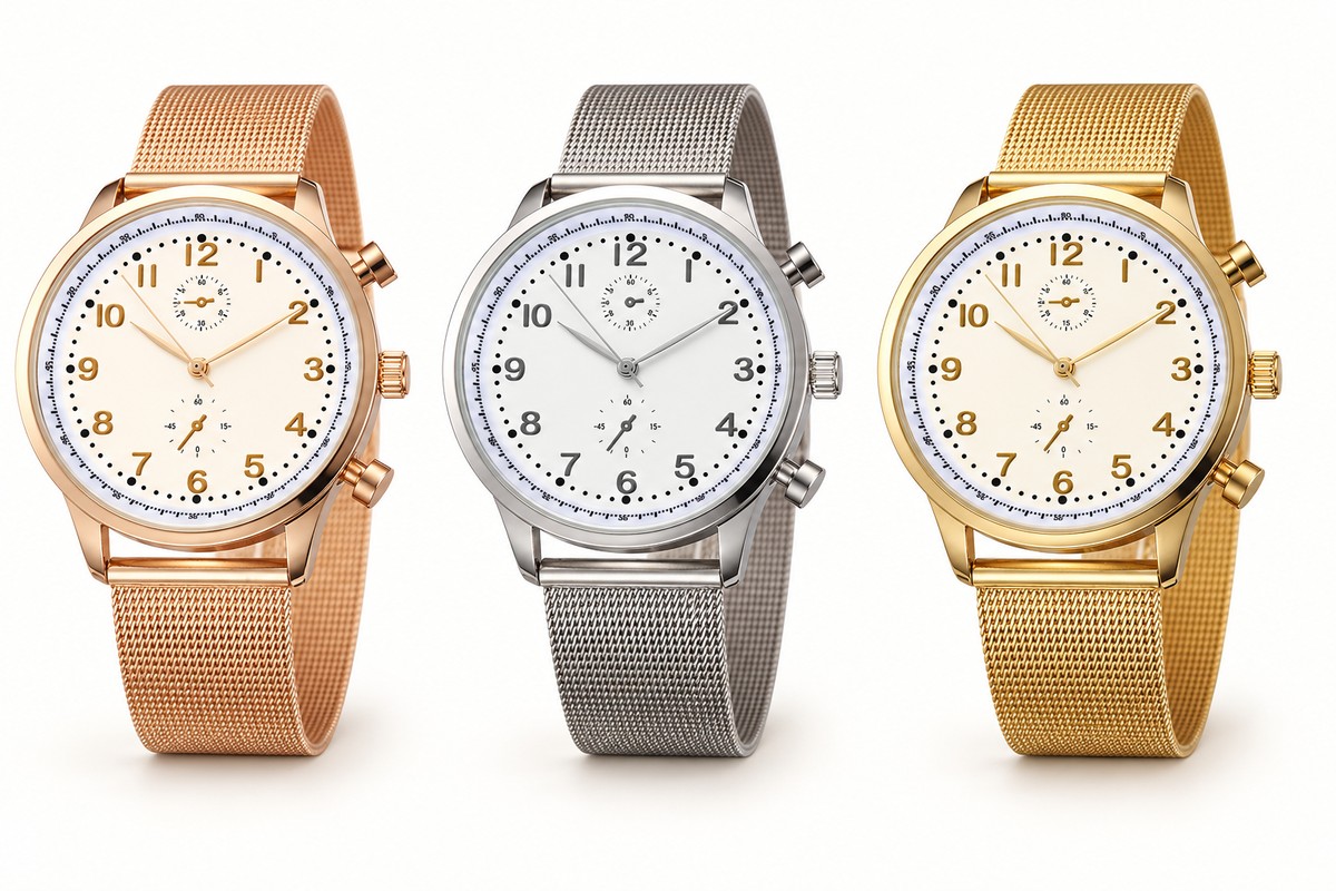 TB-3056 / Reloj con brazalete de malla
