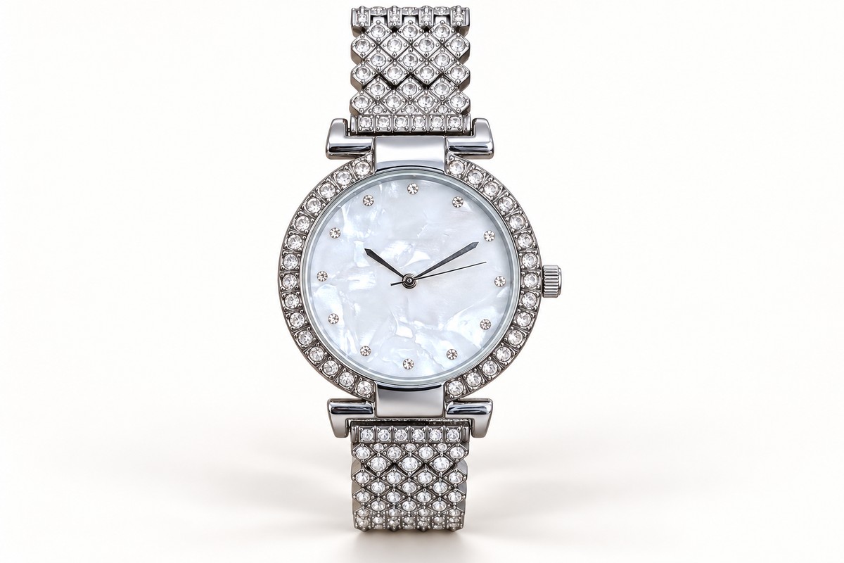TB-4640 / Brazalete de joyería con bisel de cristales