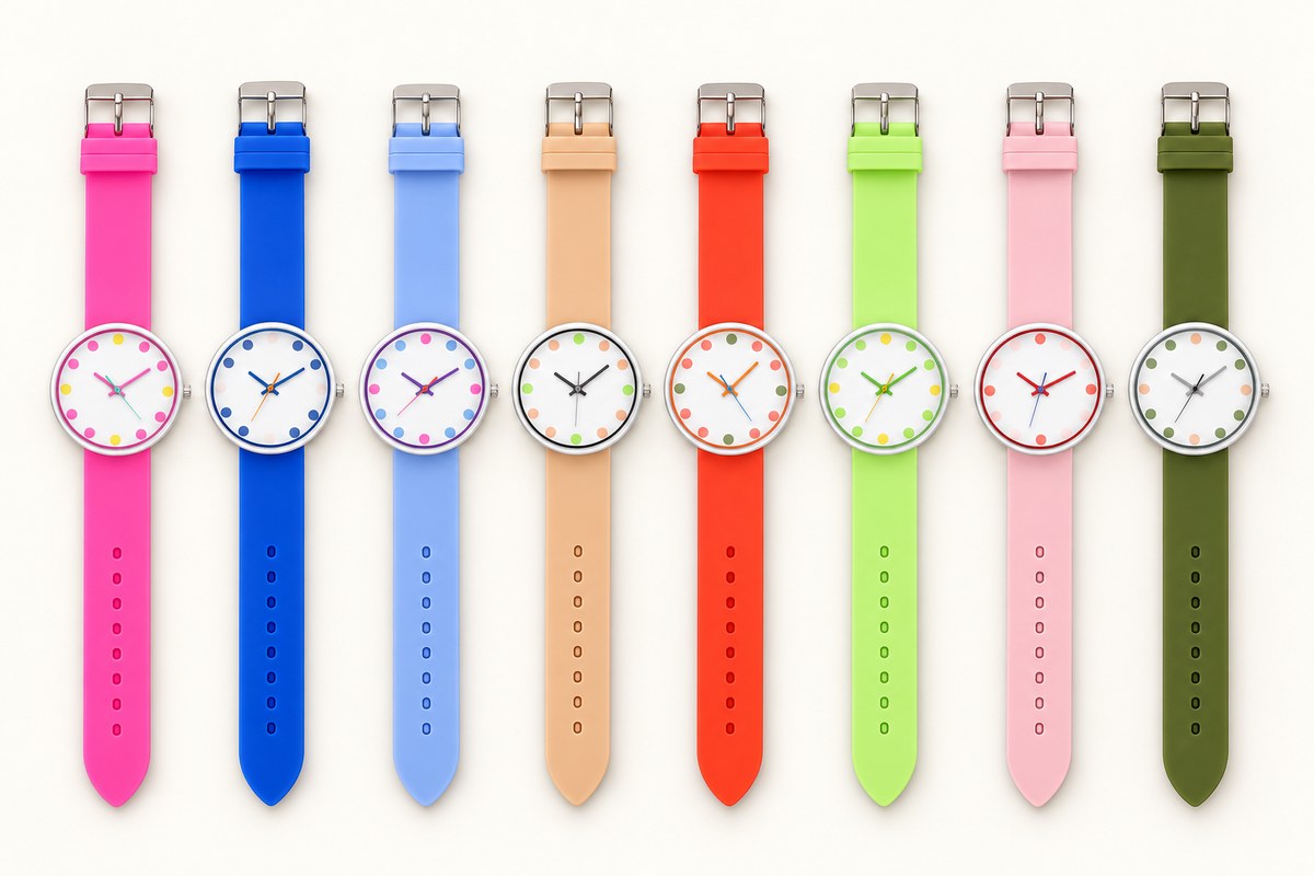 TB-4080N / Reloj con correa de color