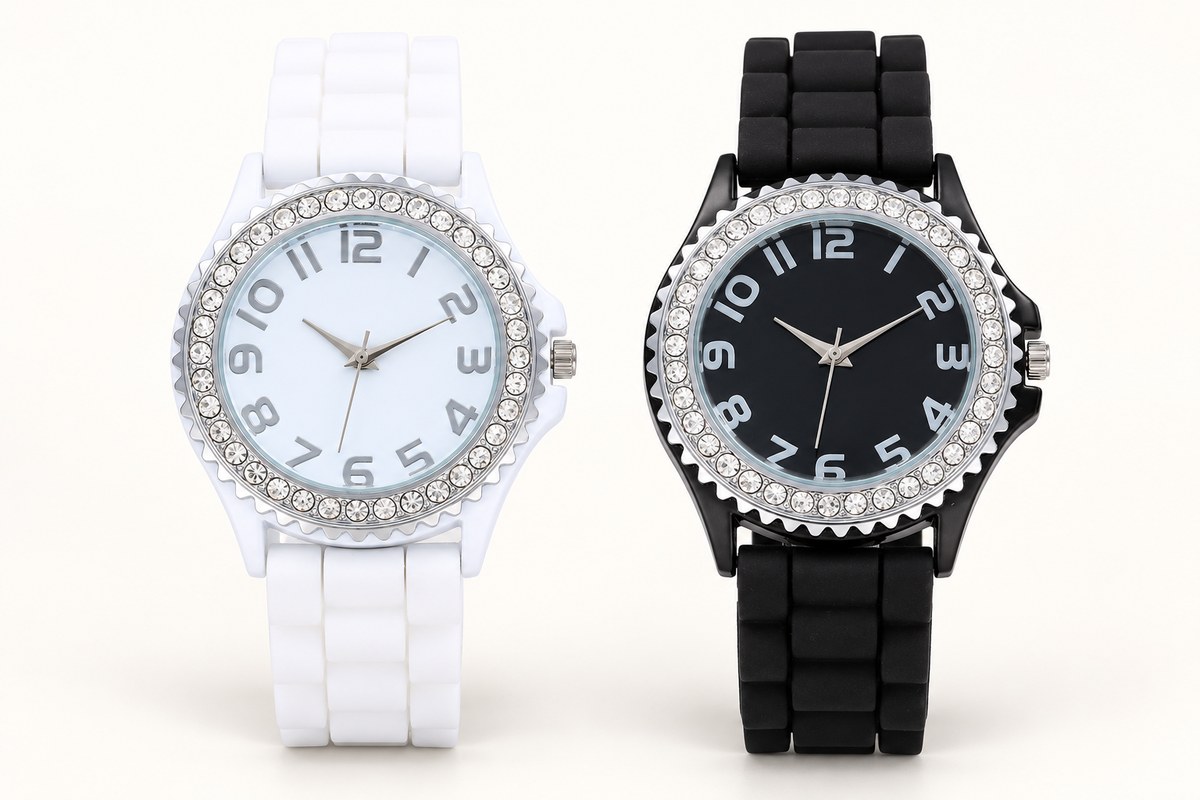 TB-5074 / Reloj con bisel de cristales