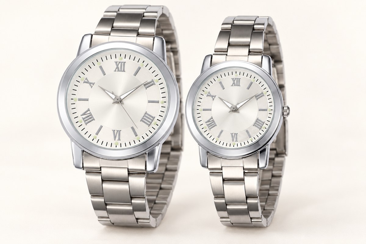 TB-3003 / Reloj con pulsera metálica