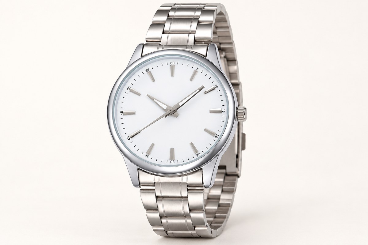 TB-3009 / Reloj con pulsera metálica