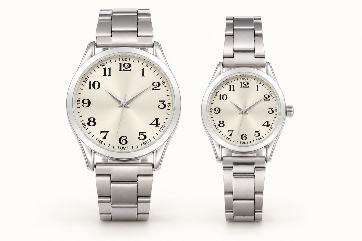 TB-3010 / Reloj con pulsera metálica