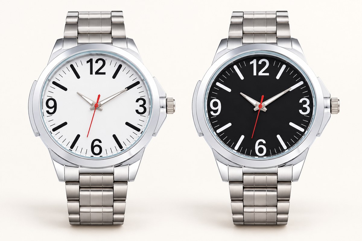 TB-3015 / Reloj con pulsera metálica