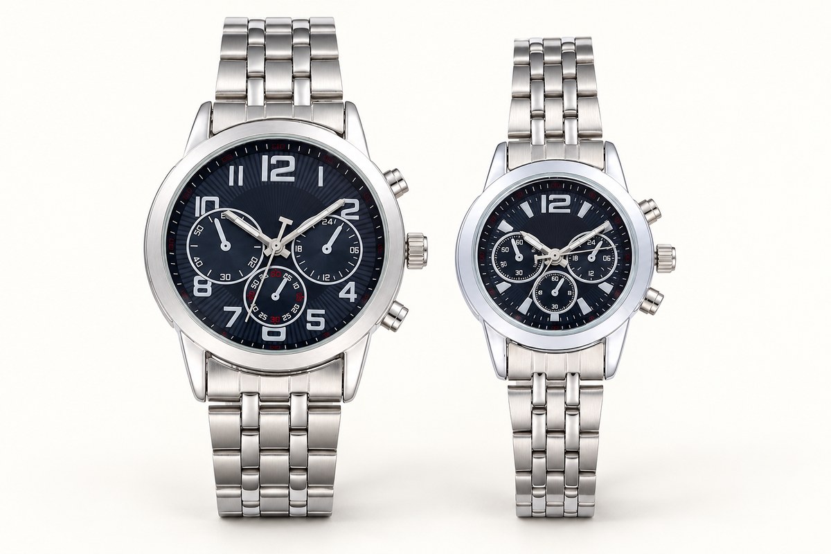 TB-3018 / Reloj con pulsera metálica