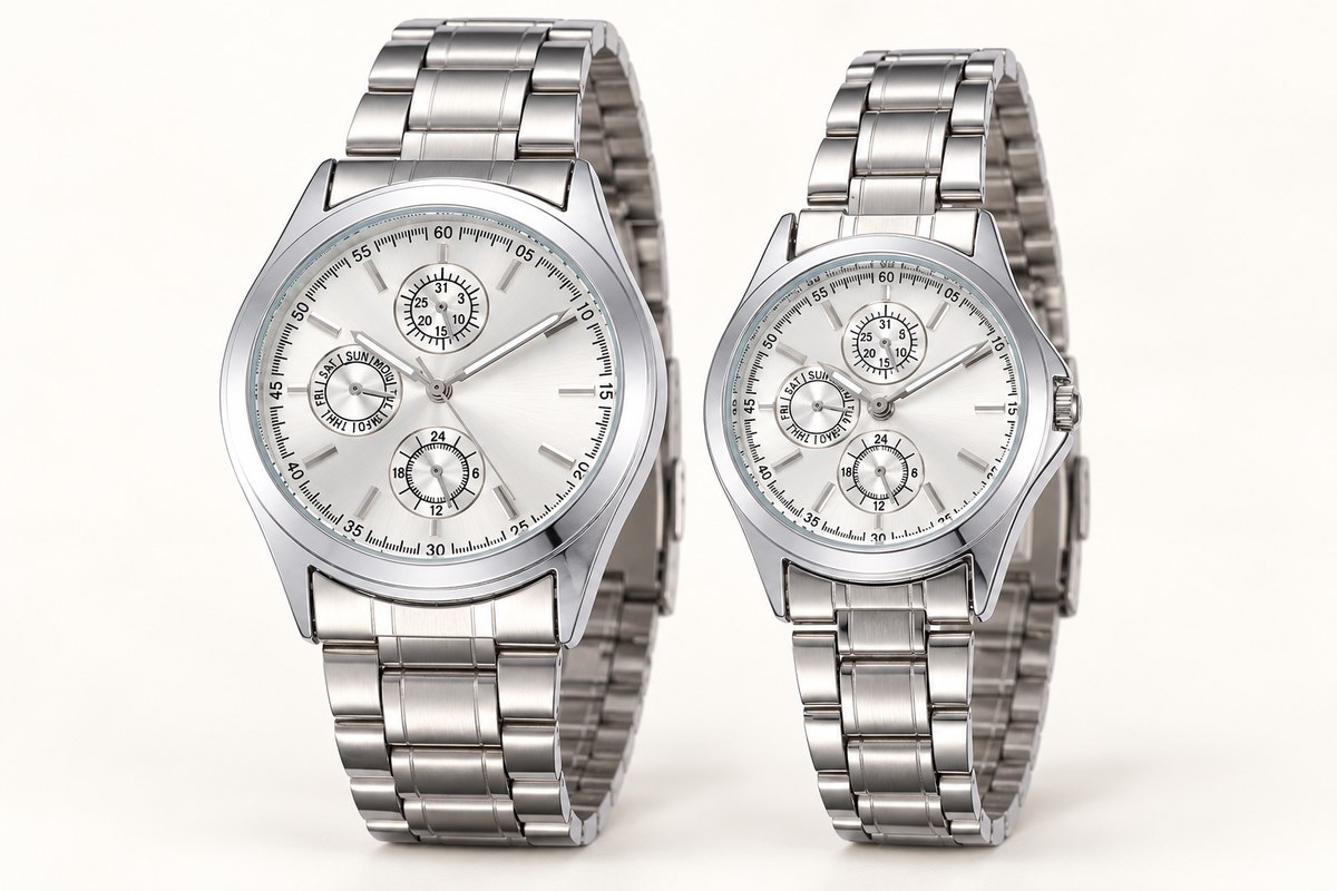 TB-3019 / Reloj con pulsera metálica
