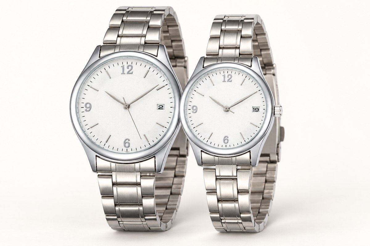 TB-3020 / Reloj con pulsera metálica
