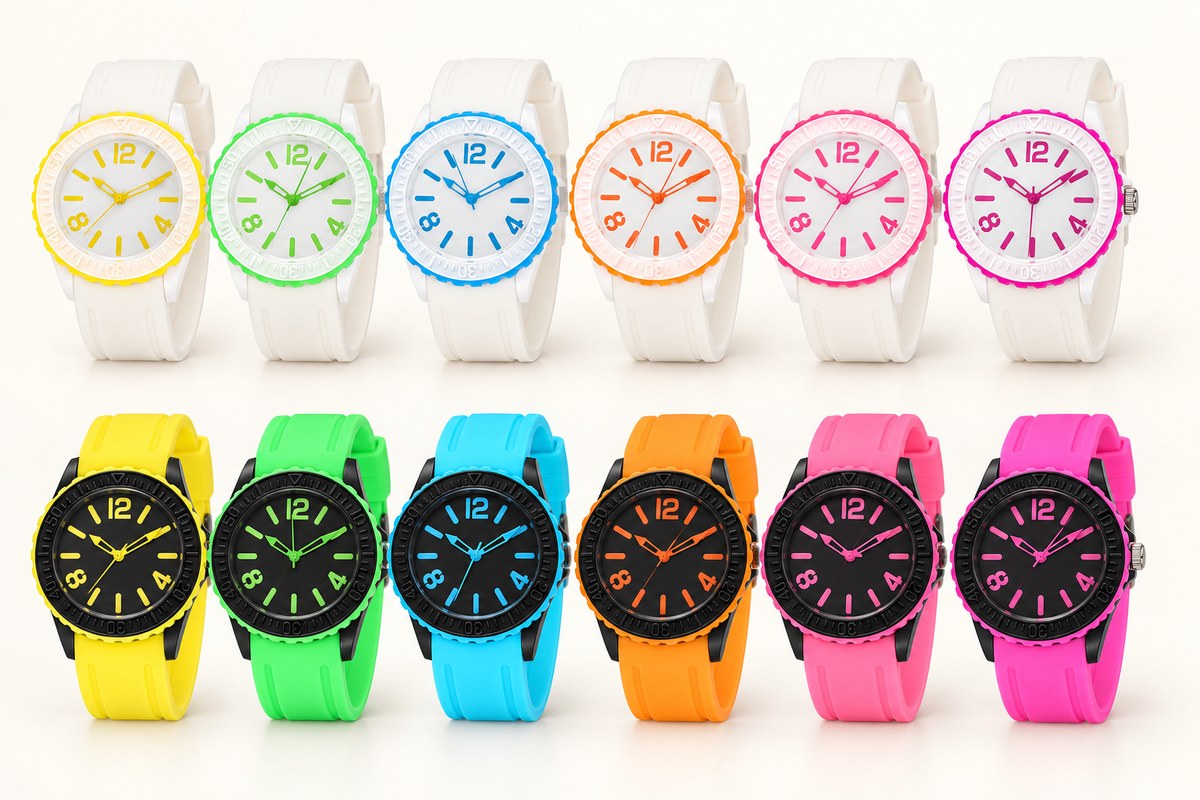TB-5052C / Reloj deportivo con correa de silicona