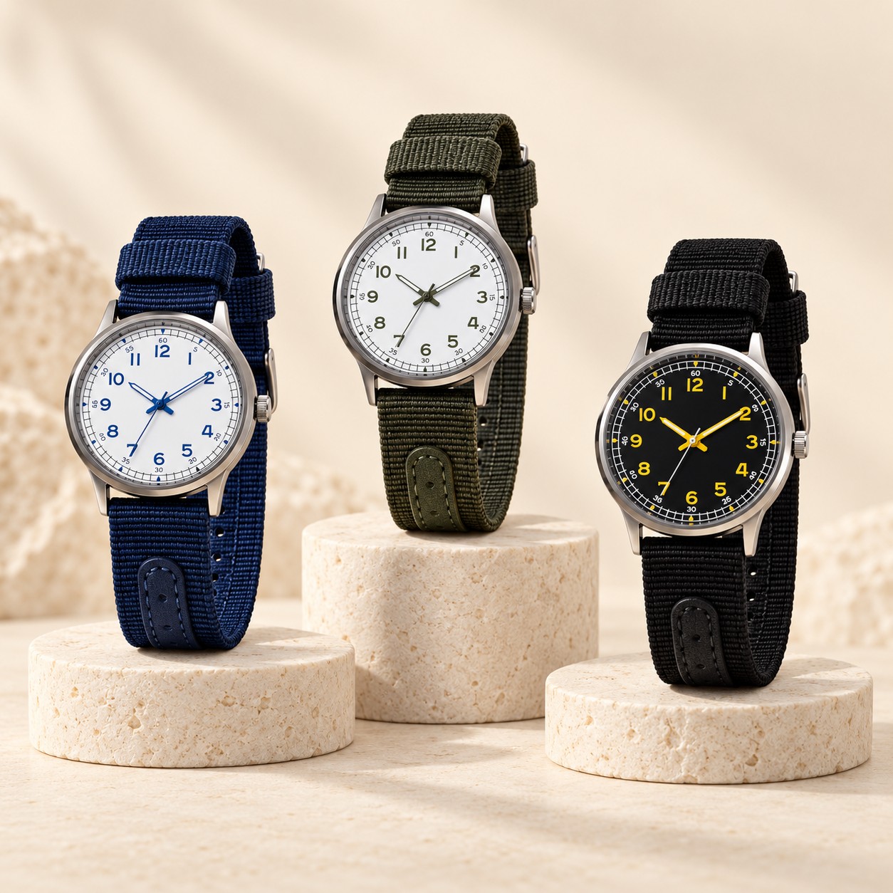 Visualización de reloj TOPBLUE creada con IA