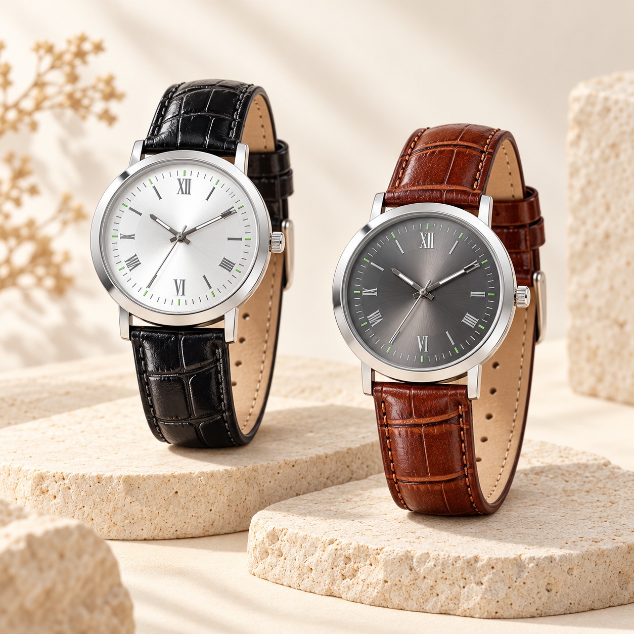 Visualización de reloj TOPBLUE creada con IA