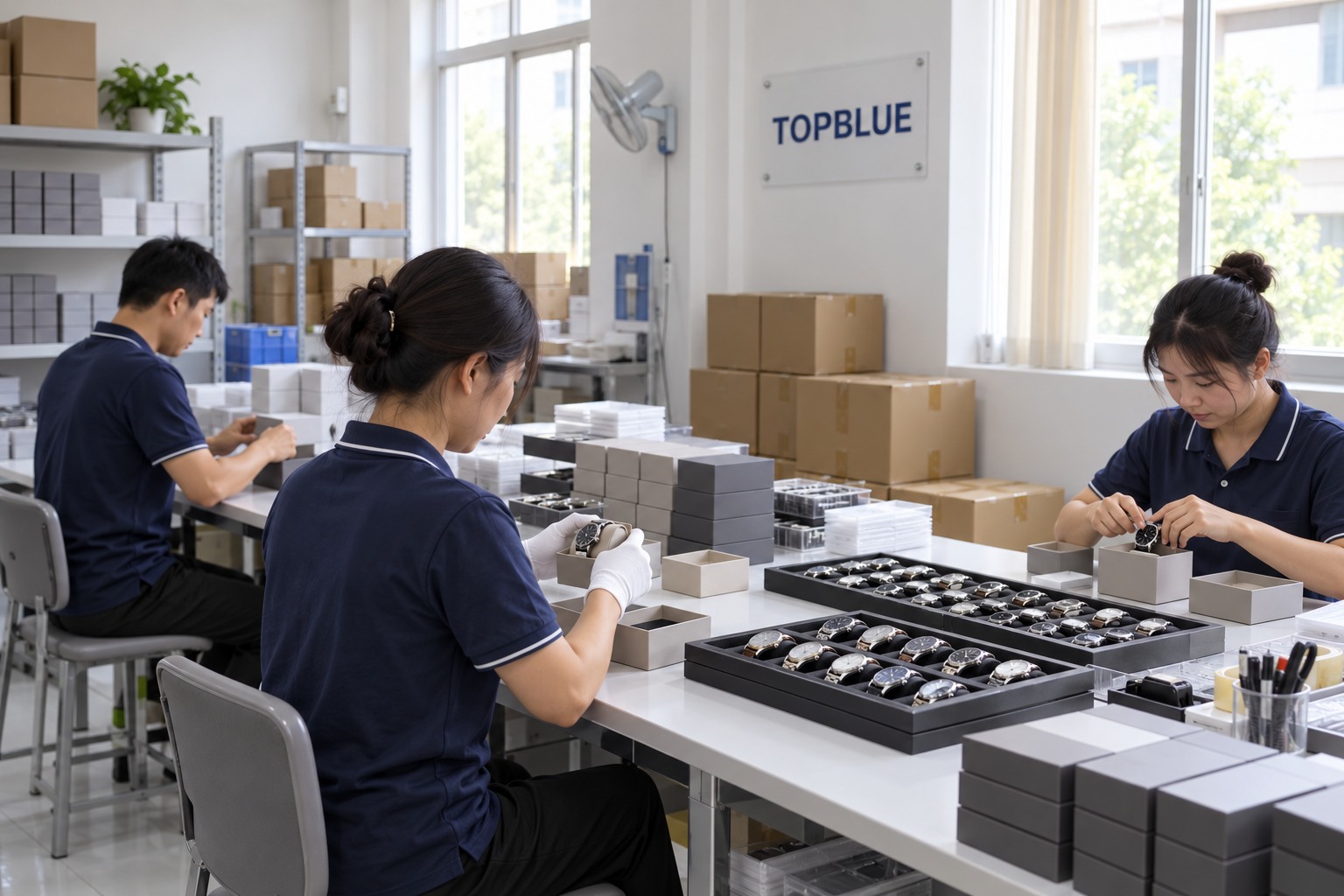 Bildmaterial aus dem TOPBLUE-Fabrikarchiv