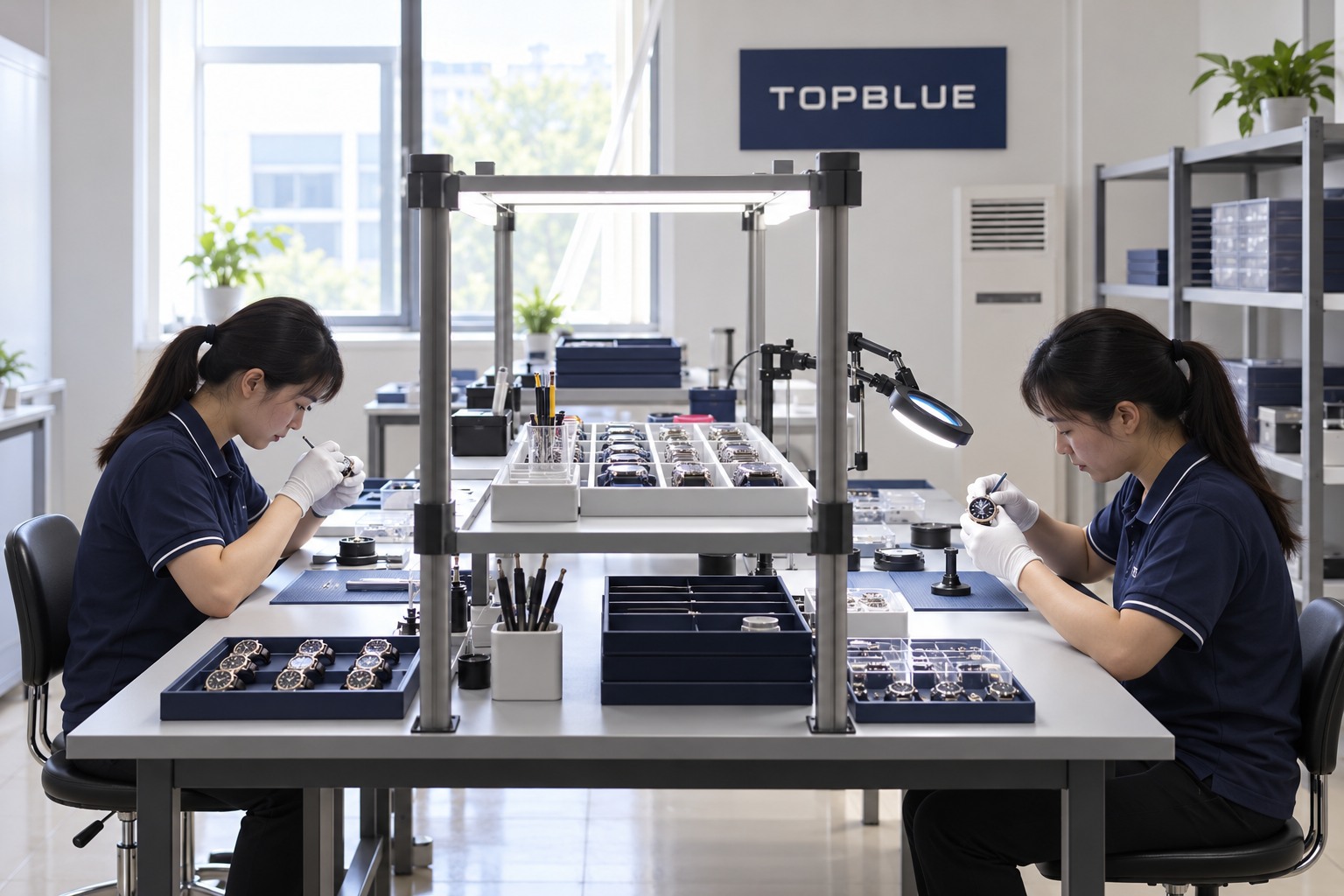 Bildmaterial aus dem TOPBLUE-Fabrikarchiv