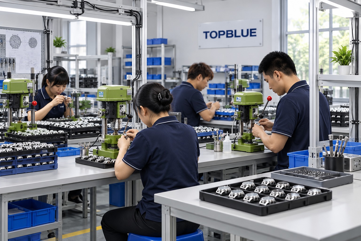 Bildmaterial aus dem TOPBLUE-Fabrikarchiv