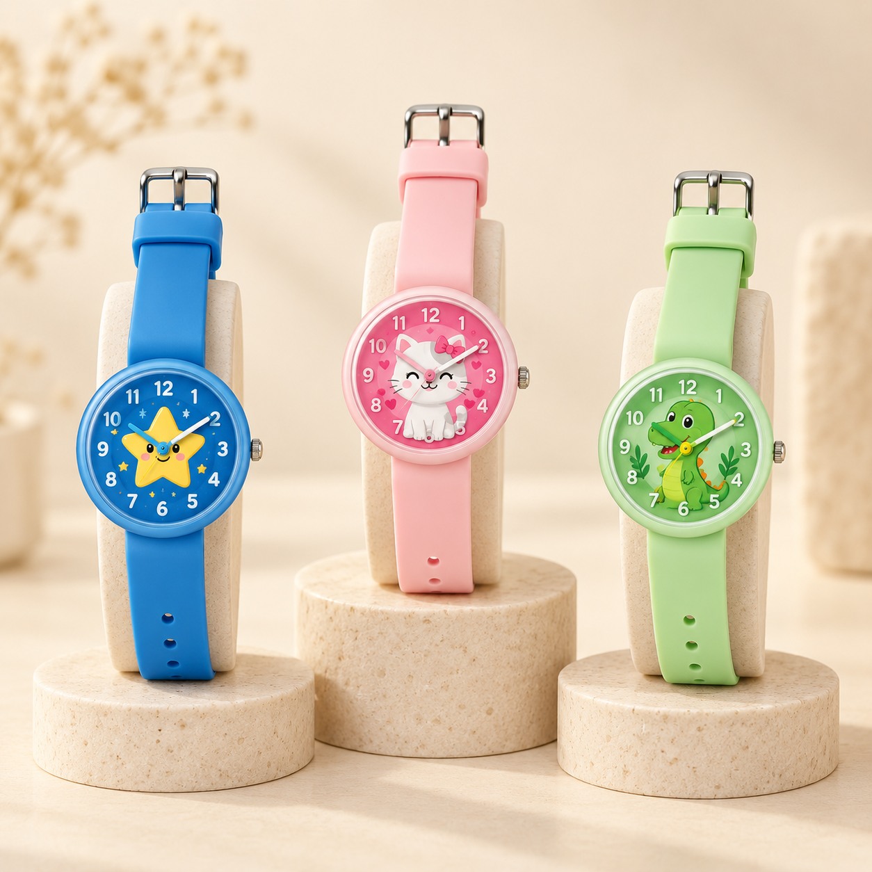 Visualización de reloj TOPBLUE creada con IA