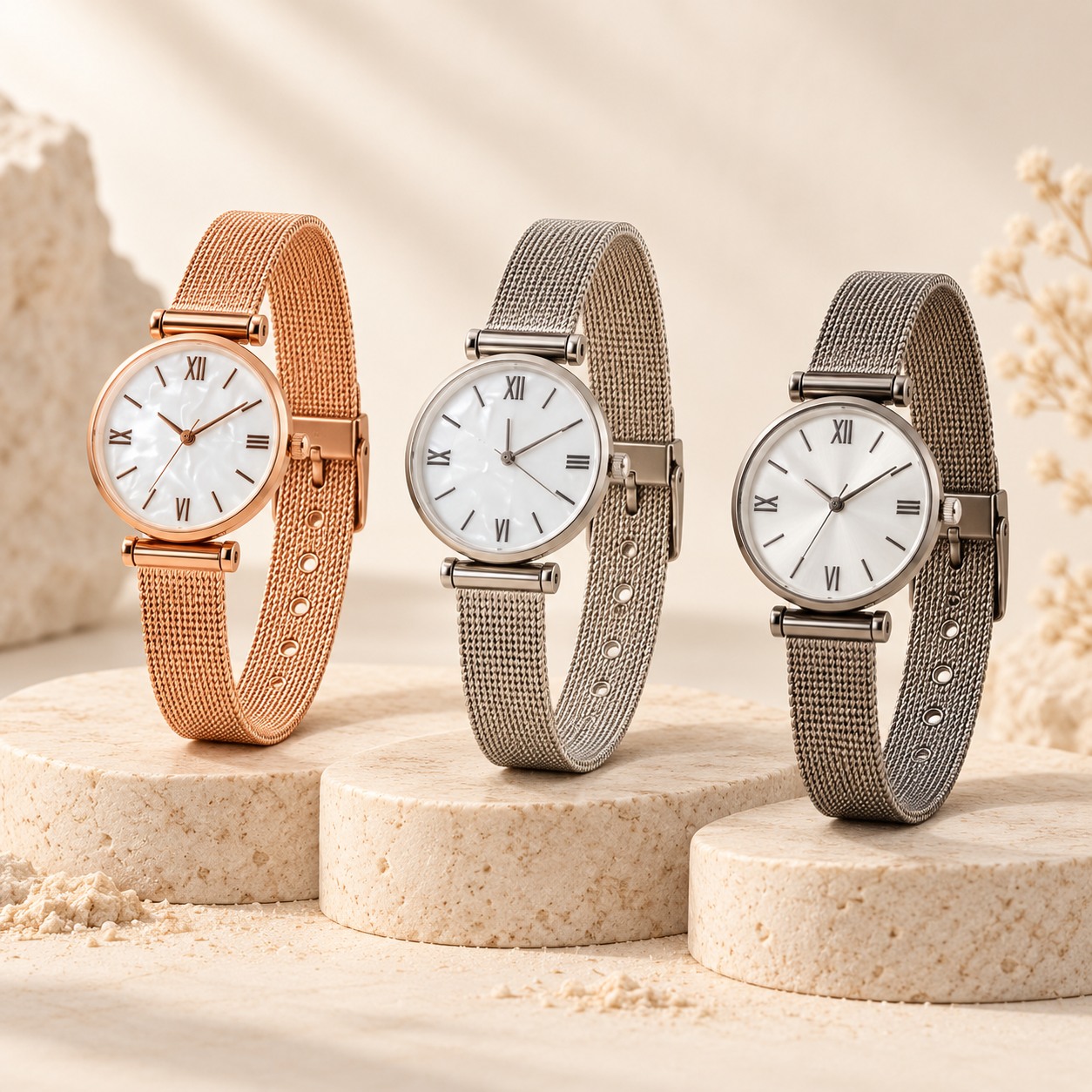 Visualización de reloj TOPBLUE creada con IA